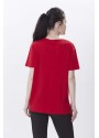 Yazılı Kırmızı Tshirt 